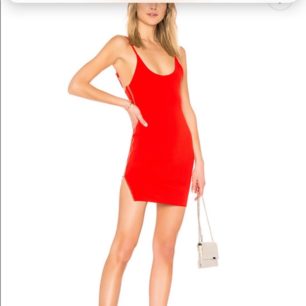 Revolve red mini dress